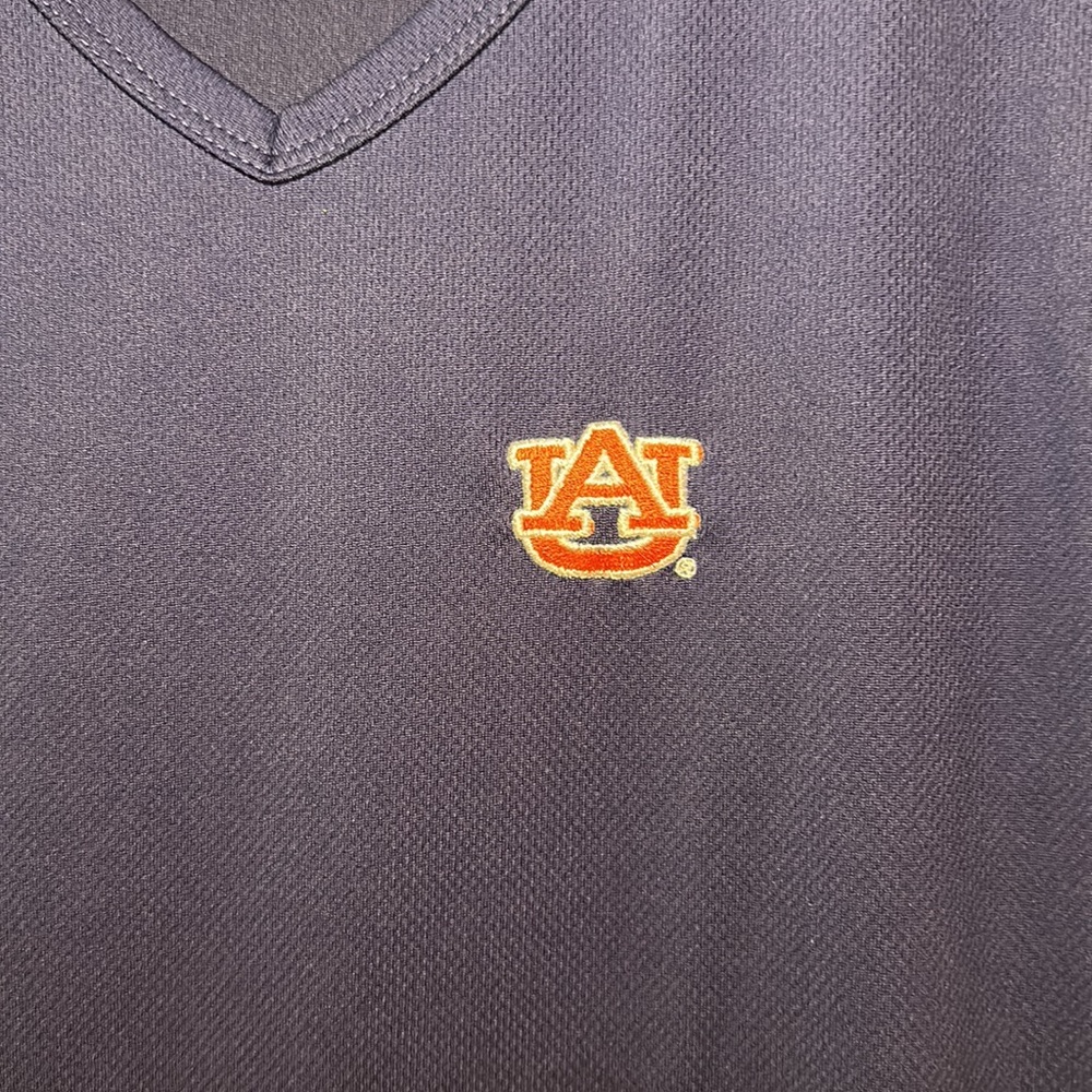 Pro Celebrity Women’s Auburn Tigers Short Sleeve V Neck Top Size Medium - Picture 2 of 8